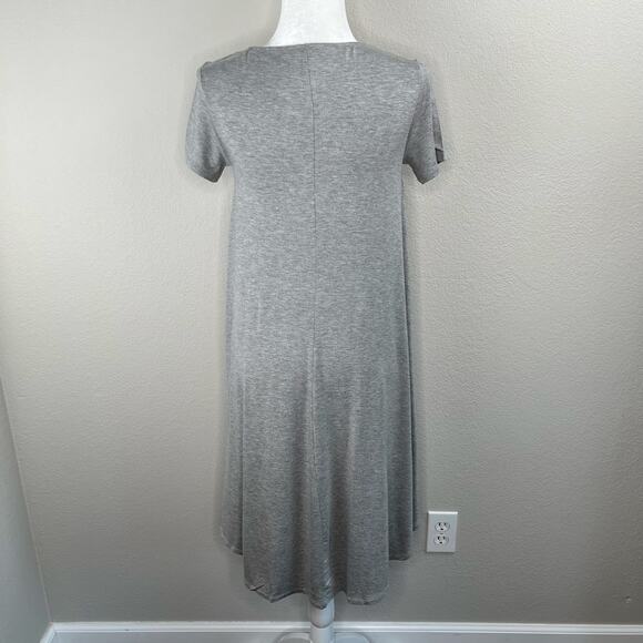 Philosophy Anthropologie Mist Grey Hi-Low Trapeze T-Shirt Dress NWT XL - Picture 3 of 11